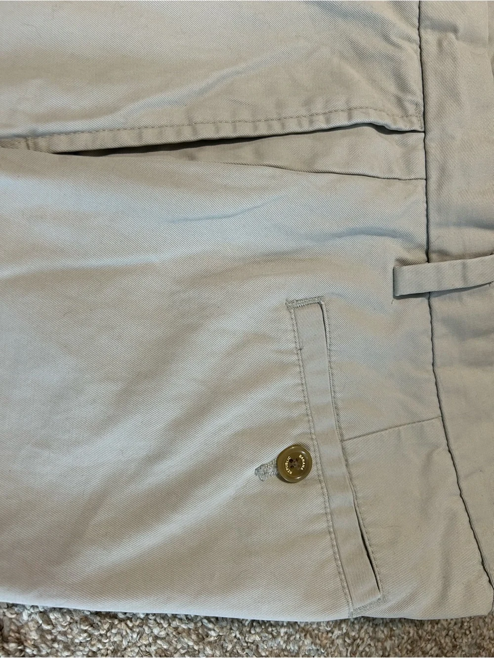 Banana Republic Stone/Tan Chino Dress Pants